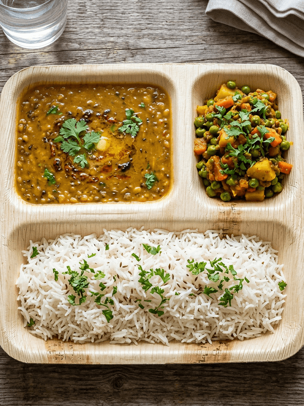 3 CP with food served