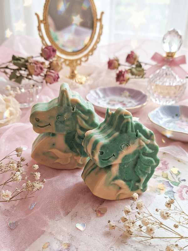 soap placed on girls cabinet