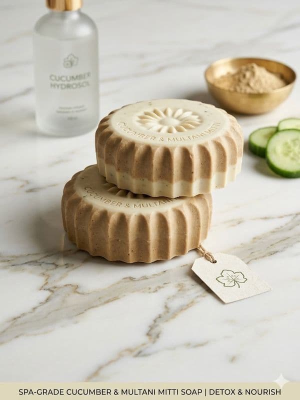 Soap placed on Bath shelf